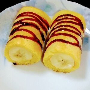 卵焼き器で簡単一口サイズのバナナケーキ